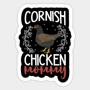 Cornish Chicken Mommy Sticker